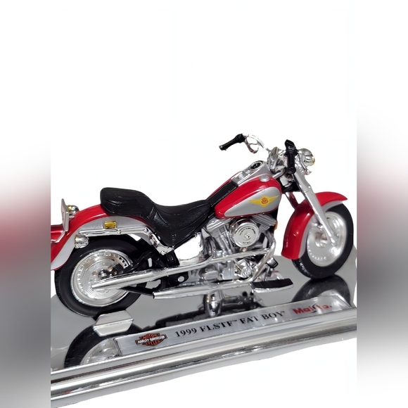 Harley-Davidson 1999 Avon Black Die Cast Metal Motorcycle Brand New In Box VTG - Picture 8 of 10